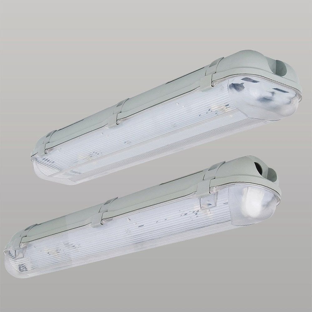 Polyester Gövdeli Etanj Armatür Cam Kapaklı